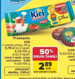 Carrefour Przekąska Kiri o smaku pizzy oferta