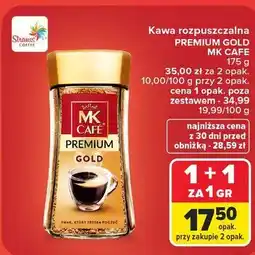 Carrefour Market Kawa rozpuszczalna PREMIUM GOLD MK CAFE oferta