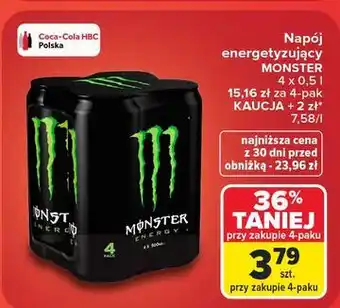 Napój energetyzujący MONSTER