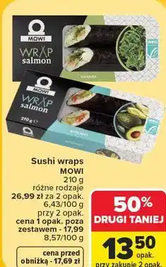 Carrefour Market Sushi wraps Mowi oferta