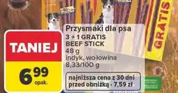 Carrefour Przysmaki dla psa Vitakraft Beef Stick 3 + 1 oferta