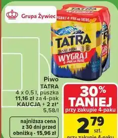 Carrefour Market Piwo Tatra oferta