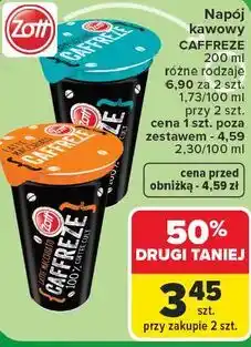 Carrefour Market Zott Caffreze Napój kawowy oferta