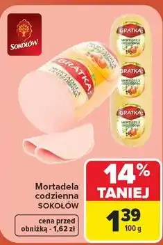 Carrefour Market Mortadela codzienna SOKOŁÓW oferta