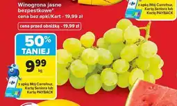 Carrefour Market Winogrona jasne bezpestkowe oferta