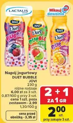 Carrefour Market Napój jogurtowy DUET BUBBLE JOVI oferta