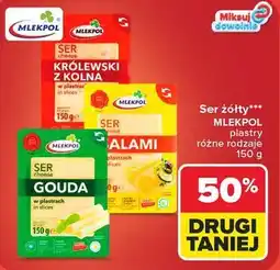 Carrefour Market Ser żółty MLEKPOL plastry oferta