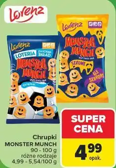 Carrefour Market Chrupki Monster Munch oferta