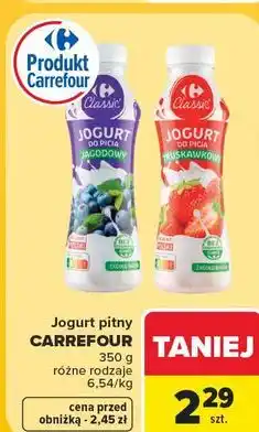 Carrefour Market Jogurt pitny CARREFOUR oferta