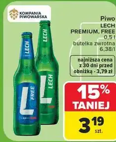 Carrefour Market Piwo Lech Premium, Free oferta