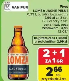 Carrefour Market Piwo Łomża Jasne Pełne oferta