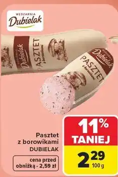 Carrefour Market Pasztet z borowikami DUBIELAK oferta