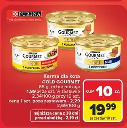 Carrefour Market Karma dla kota Gołd Gourmet, 10 szt oferta