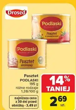 Carrefour Market Pasztet Podlaski Drosed oferta