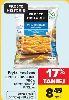 Carrefour Market Frytki mrożone PROSTE HISTORIE oferta