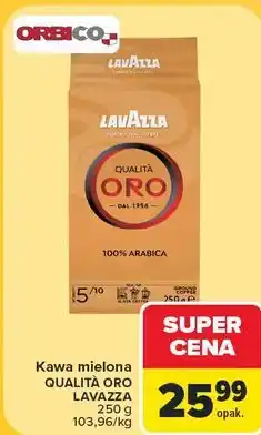 Carrefour Market Kawa mielona QUALITÀ ORO LAVAZZA oferta