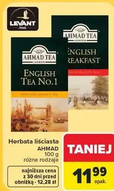 Carrefour Market Herbata liściasta AHMAD oferta