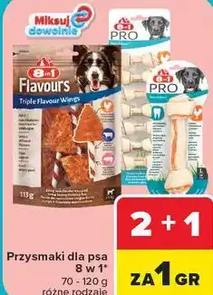 Carrefour Market Przysmaki dla psa 8 in 1 oferta