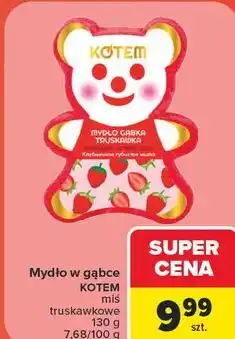 Carrefour Market Mydło w gąbce KOTEM miś oferta