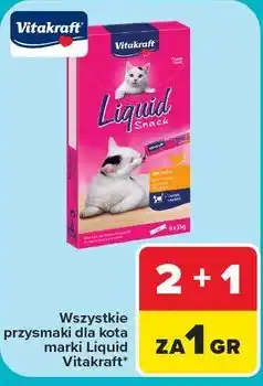 Carrefour Market Przysmaki dla kota Liquid Vitakraft oferta