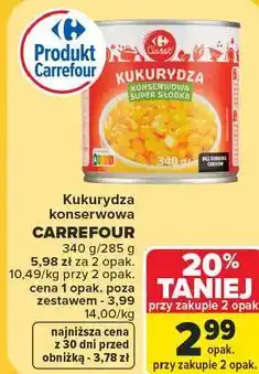 Carrefour Market Kukurydza konserwowa CARREFOUR oferta