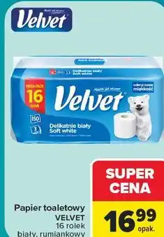 Carrefour Market Papier toaletowy VELVET oferta