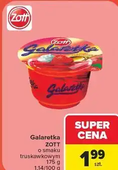 Carrefour Market Galaretka ZOTT o smaku truskawkowym oferta