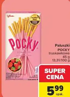 Carrefour Market Paluszki POCKY truskawkowe oferta