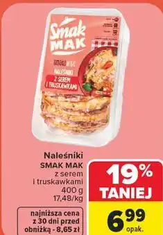 Carrefour Market Naleśniki SMAK MAK z serem i truskawkami oferta