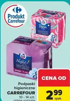 Carrefour Market Podpaski higieniczne Carrefour Teen, Night+ oferta