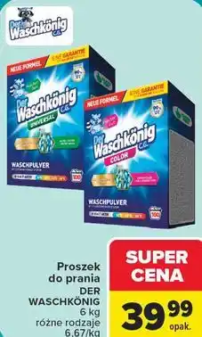 Carrefour Market Proszek do prania Der Waschkoenig oferta