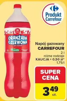 Carrefour Market Napój gazowany Carrefour oferta
