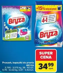 Carrefour Market Proszek, kapsułki do prania Bryza oferta