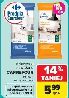 Carrefour Market Ściereczki nawilżane CARREFOUR oferta