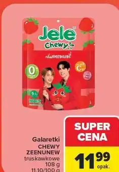 Carrefour Market Galaretki CHEWY ZEENUNEW truskawkowe oferta