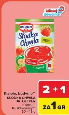 Carrefour Market Kisiele, budynie Słodka Chwila Dr. Oetker oferta
