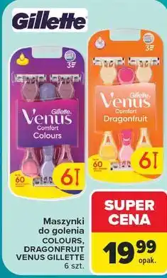 Carrefour Market Maszynki do golenia COLOURS, DRAGONFRUIT VENUS GILLETTE oferta