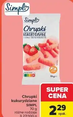 Carrefour Market Chrupki kukurydziane SIMPL oferta