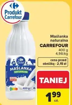 Carrefour Market Maślanka naturalna Carrefour oferta