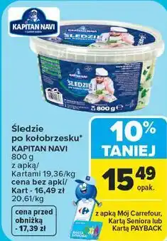 Carrefour Market Śledzie po kołobrzesku Kapitan Navi oferta