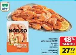 Carrefour Market Krewetki gotowane 30/40 NORSO oferta