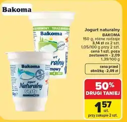 Carrefour Market Jogurt naturalny Bakoma oferta