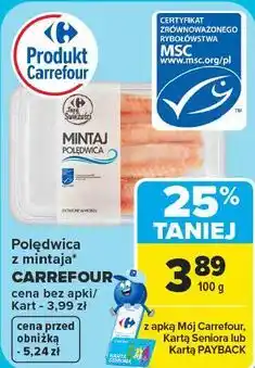 Carrefour Market Polędwica z mintaja CARREFOUR oferta