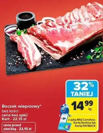 Carrefour Market Boczek wieprzowy bez kości oferta