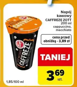 Carrefour Express Napój kawowy Caffreze Macchiato Zott oferta
