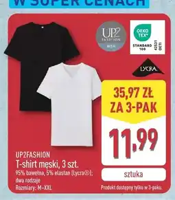 ALDI T-shirt męski UP2FASHION 3-pak oferta