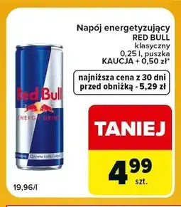 Carrefour Express Red Bull Napój energetyzujący klasyczny oferta