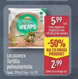 ALDI Tortilla pełnoziarnista Goldähren oferta