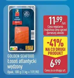 ALDI Łosoś atlantycki wędzony Golden Seafood oferta