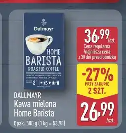 ALDI Kawa mielona Dallmayr Home Barista oferta